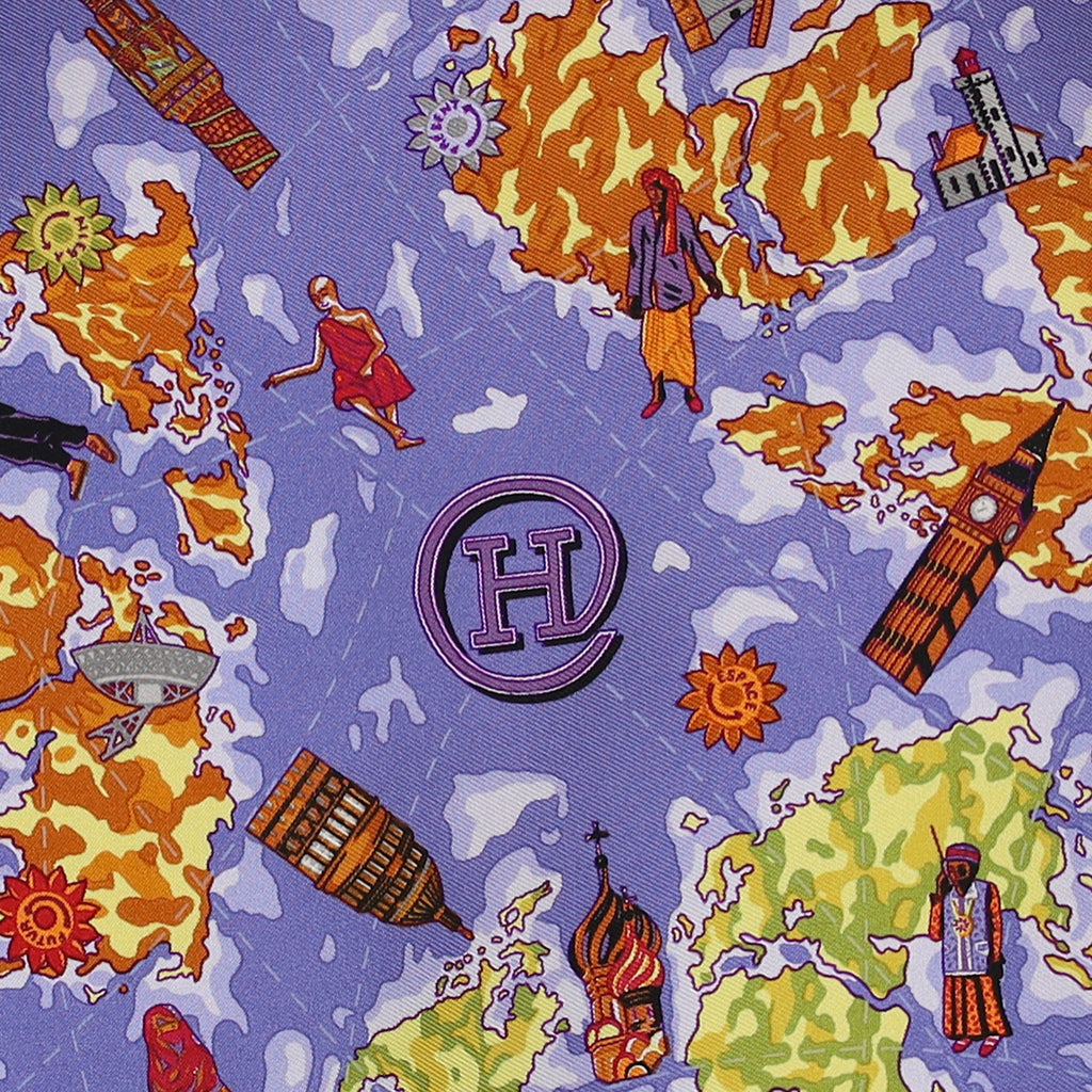 Brand New Hermès 42 Vintage Silk Scarf