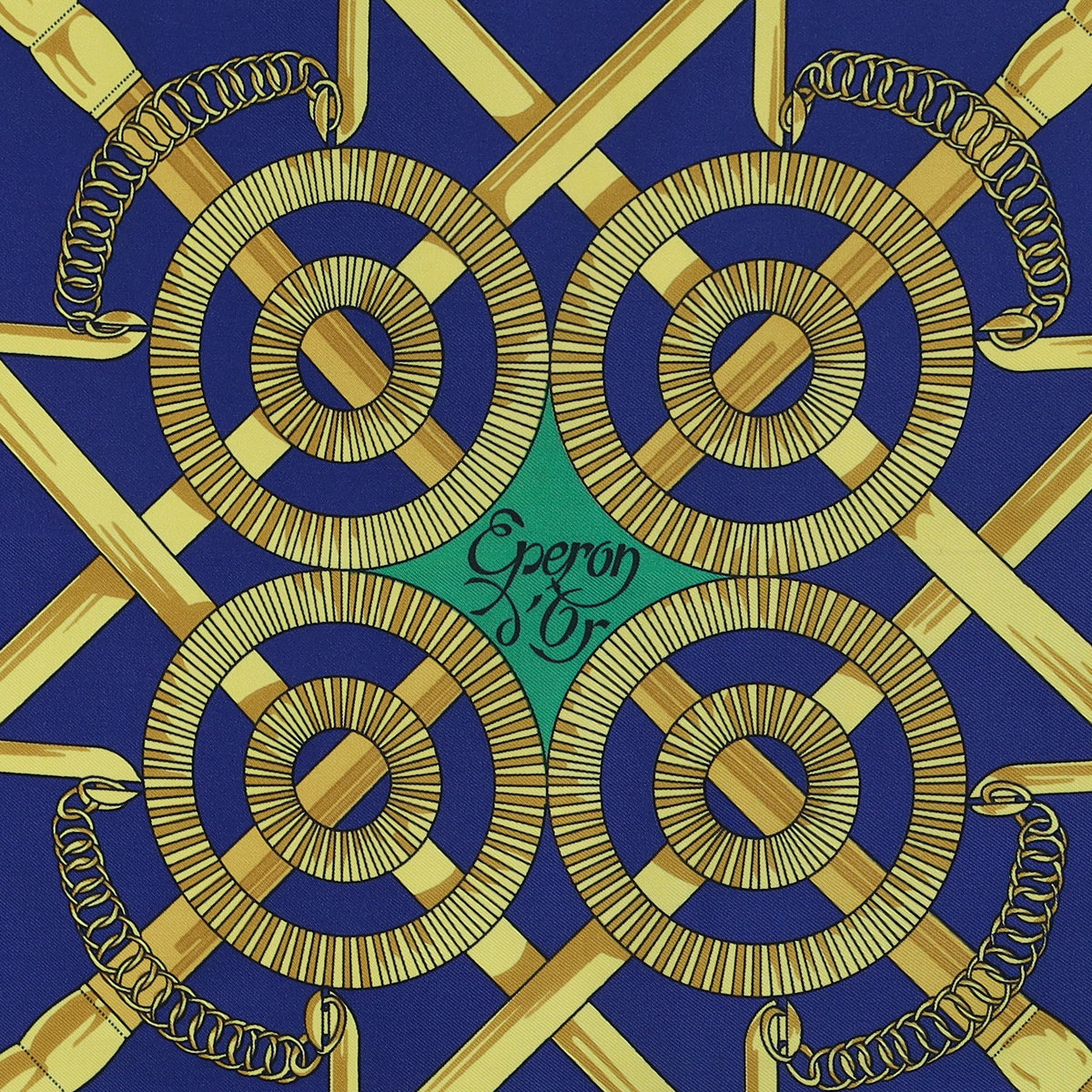Hermès Eperon d'or Silk Scarf