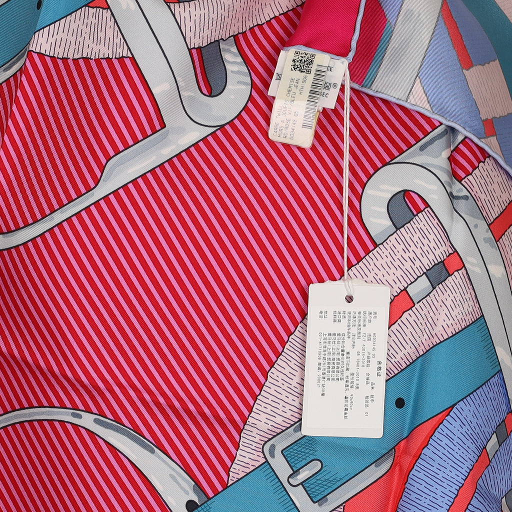 Brand New Boxed Hermès Mors à Jouets Silk Scarf