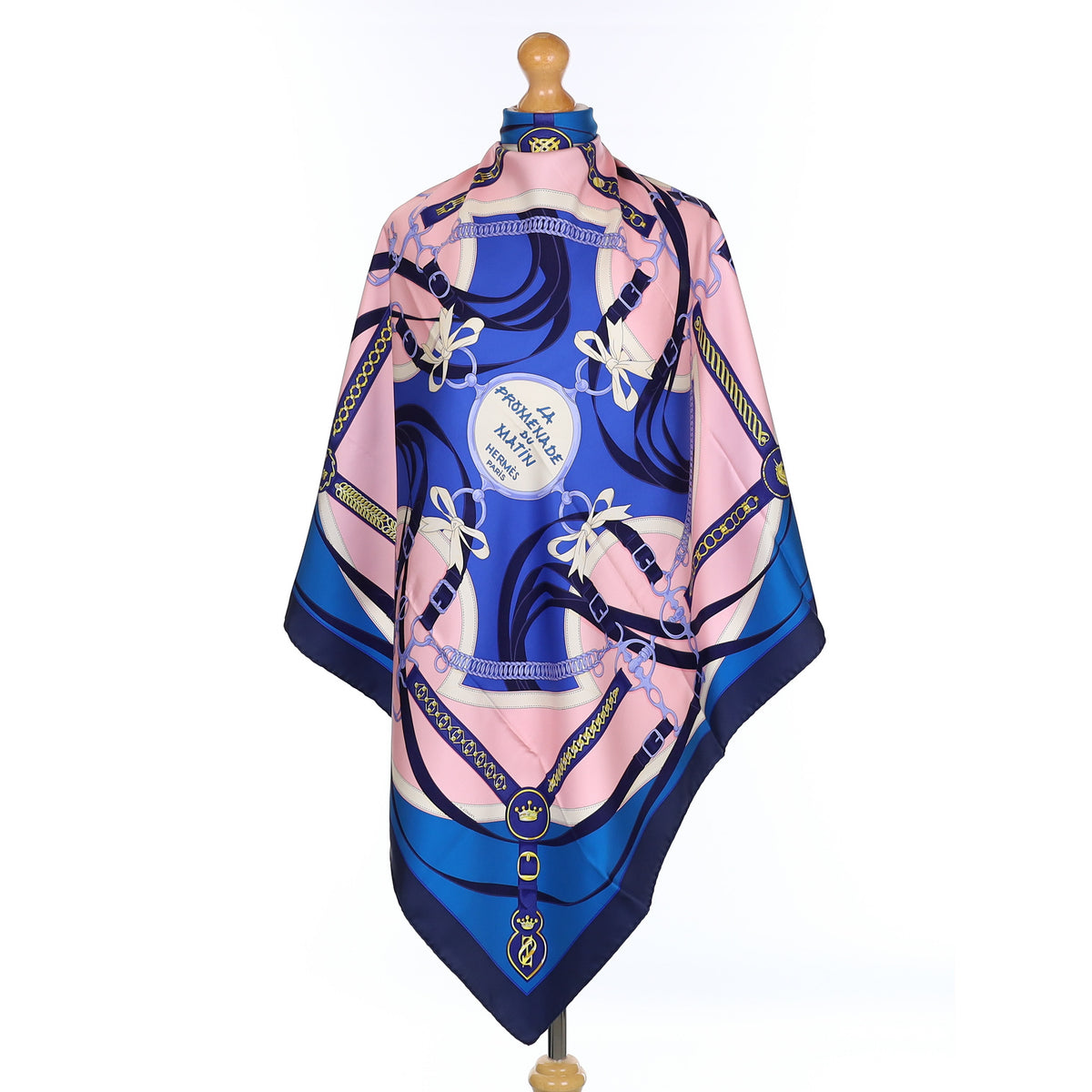 Pristine Hermès La Promenade du Matin Silk Scarf Rare
