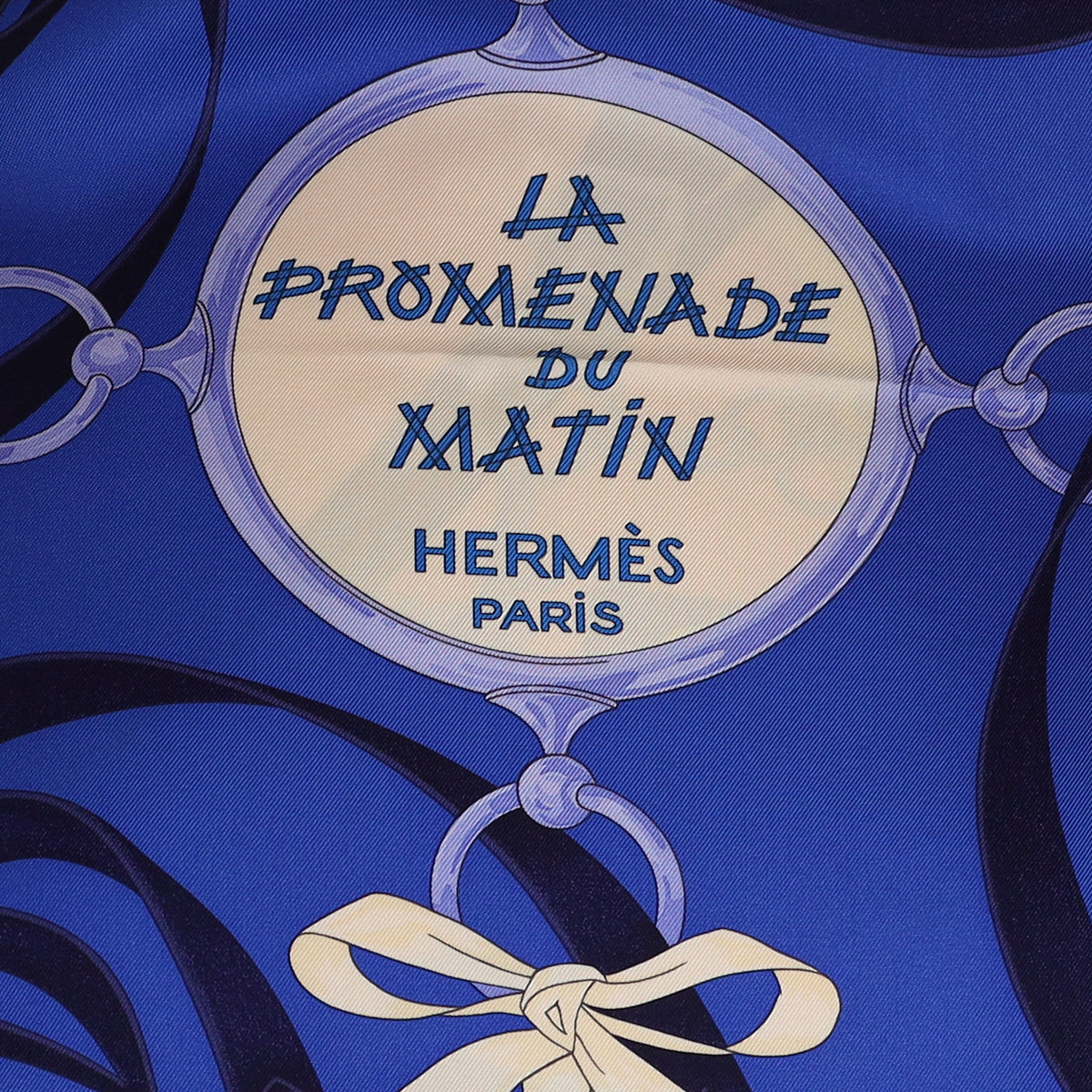 Pristine Hermès La Promenade du Matin Silk Scarf Rare