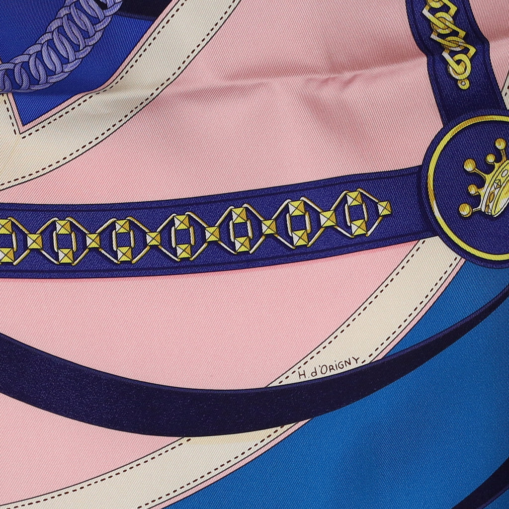 Pristine Hermès La Promenade du Matin Silk Scarf Rare