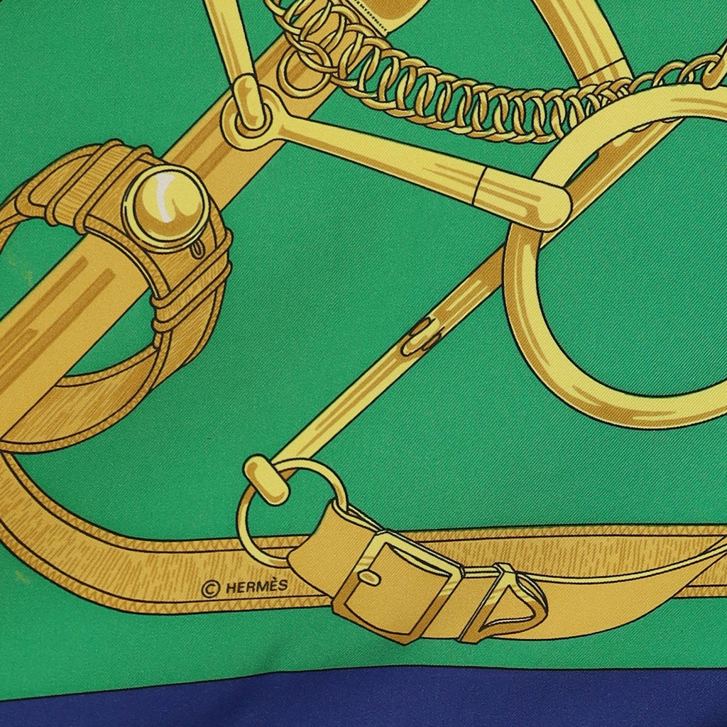Hermès Eperon d'or Silk Scarf