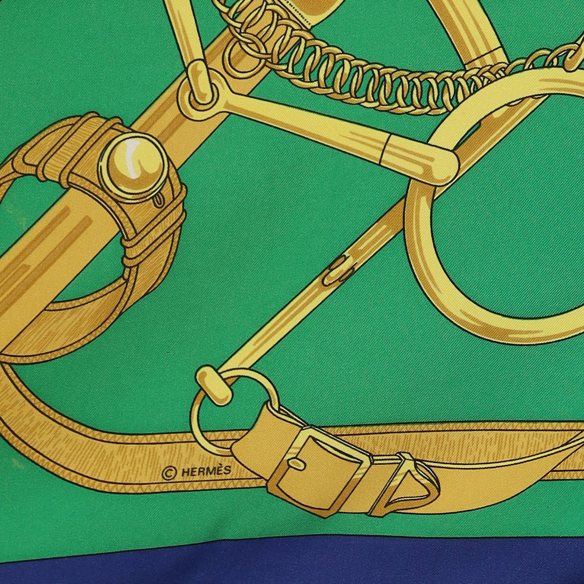 Hermès Eperon d'or Silk Scarf