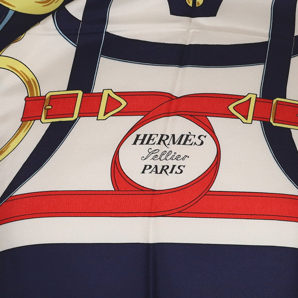 Hermès Eperon d'Or Silk Scarf