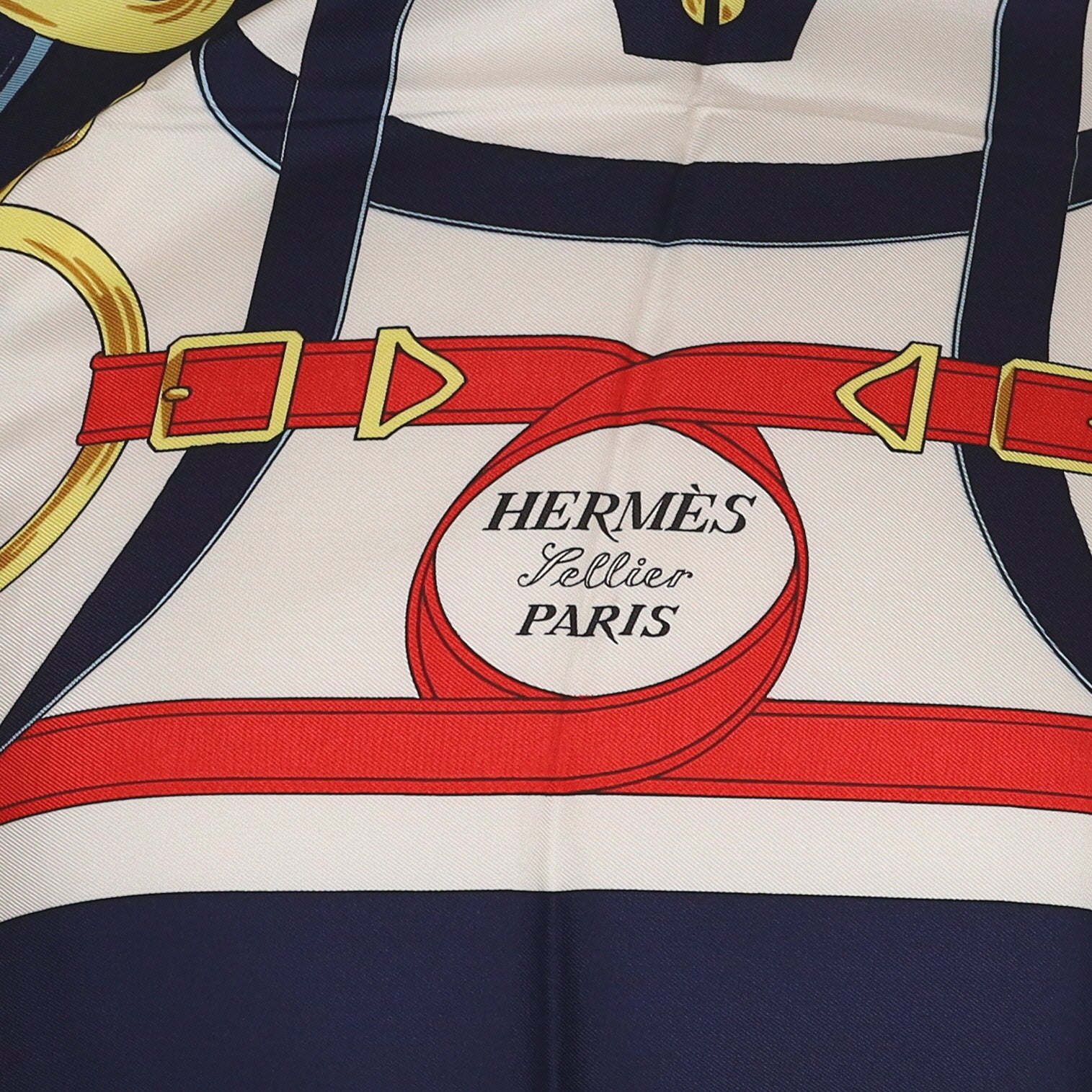 Hermès Eperon d'Or Silk Scarf