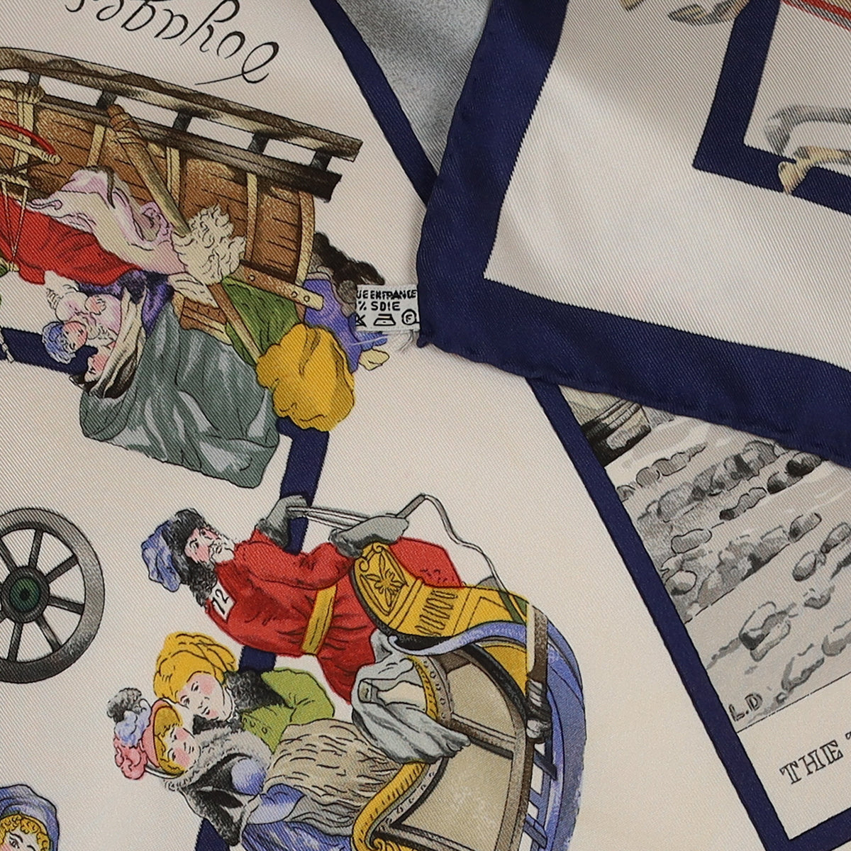 Hermès Voyages Slaves Silk Scarf Rare