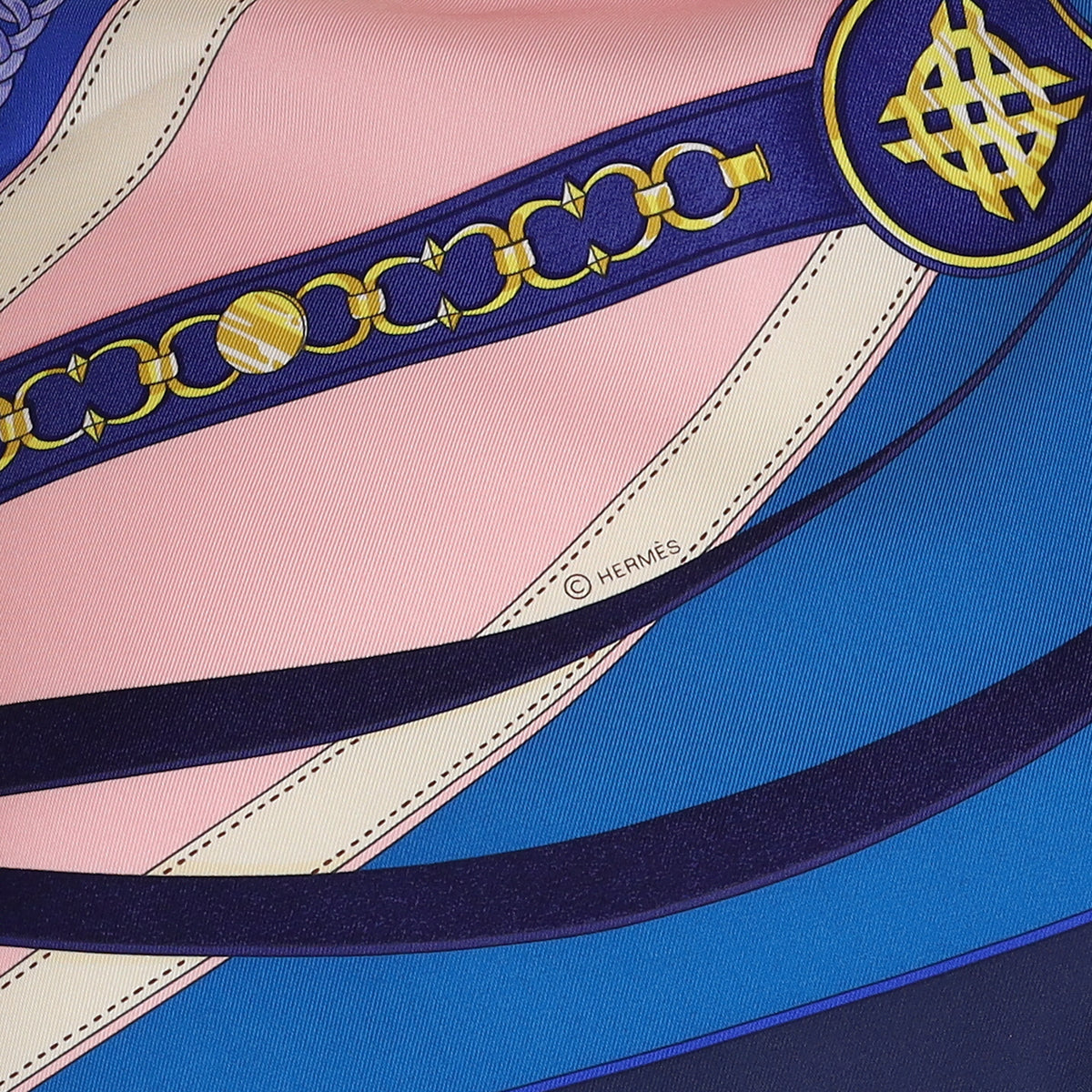 Pristine Hermès La Promenade du Matin Silk Scarf Rare