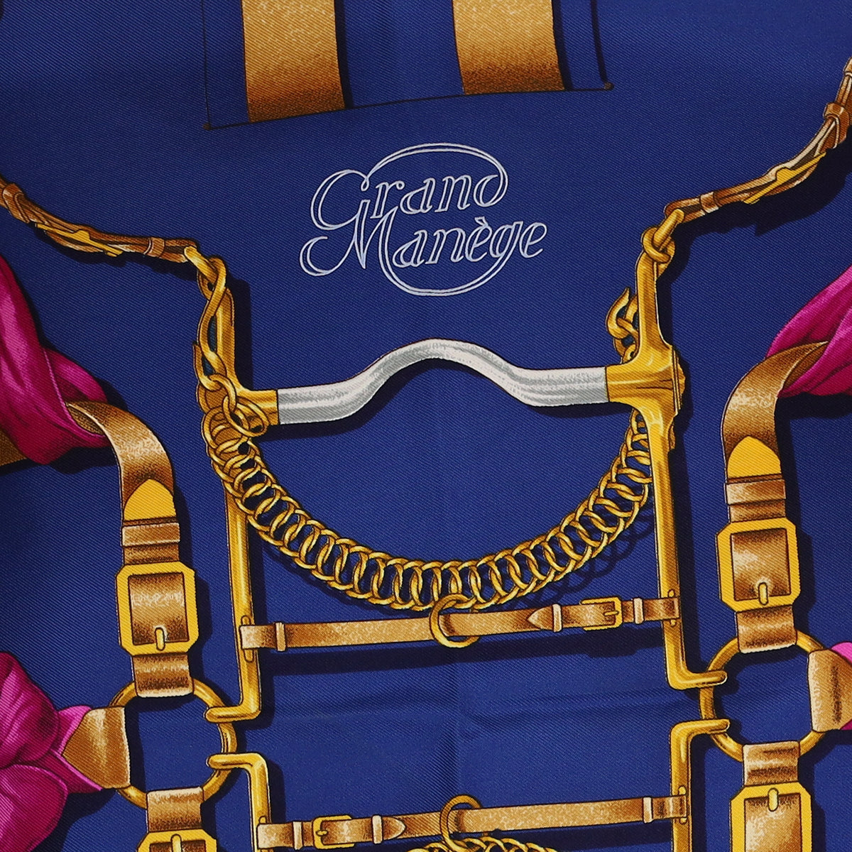 Pristine Hermès Grand Manège Silk Scarf
