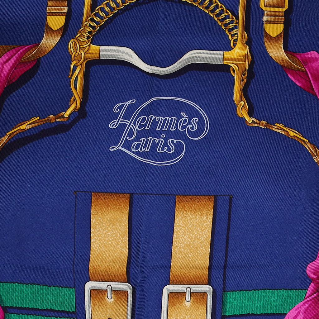Pristine Hermès Grand Manège Silk Scarf