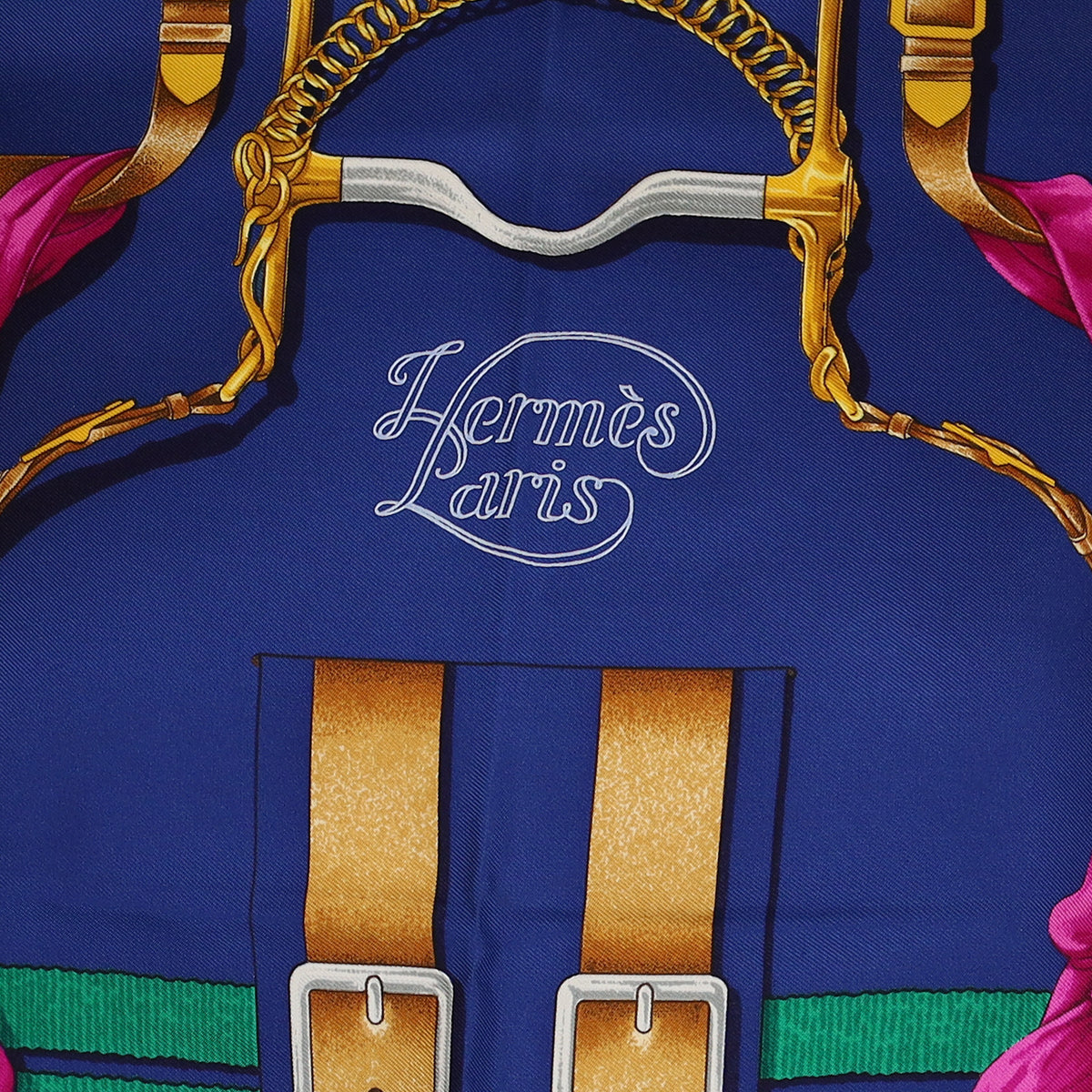 Pristine Hermès Grand Manège Silk Scarf