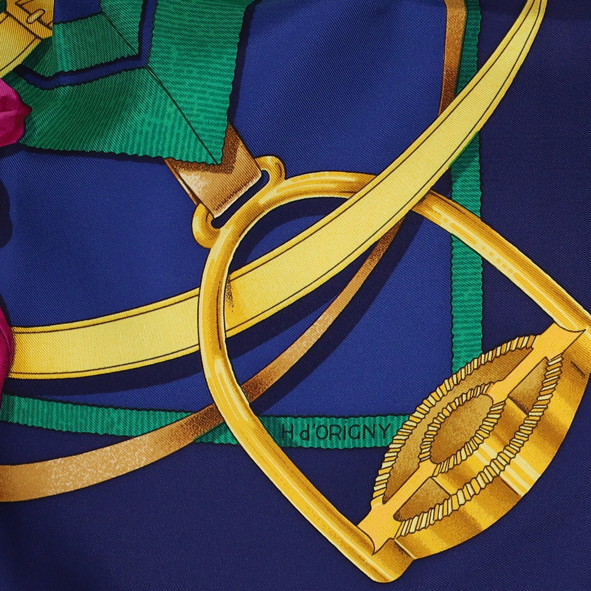 Pristine Hermès Grand Manège Silk Scarf
