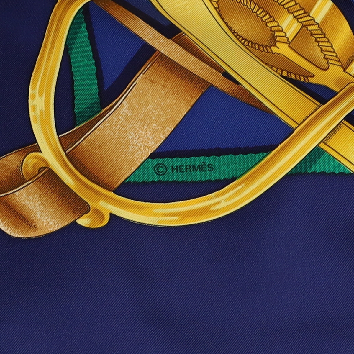 Pristine Hermès Grand Manège Silk Scarf