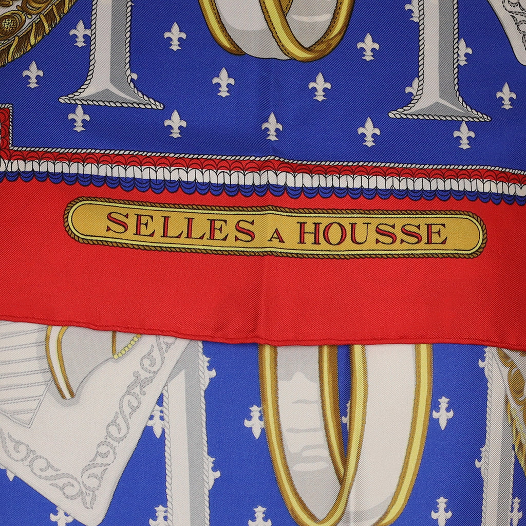 Hermès Selles a Housse Silk Scarf