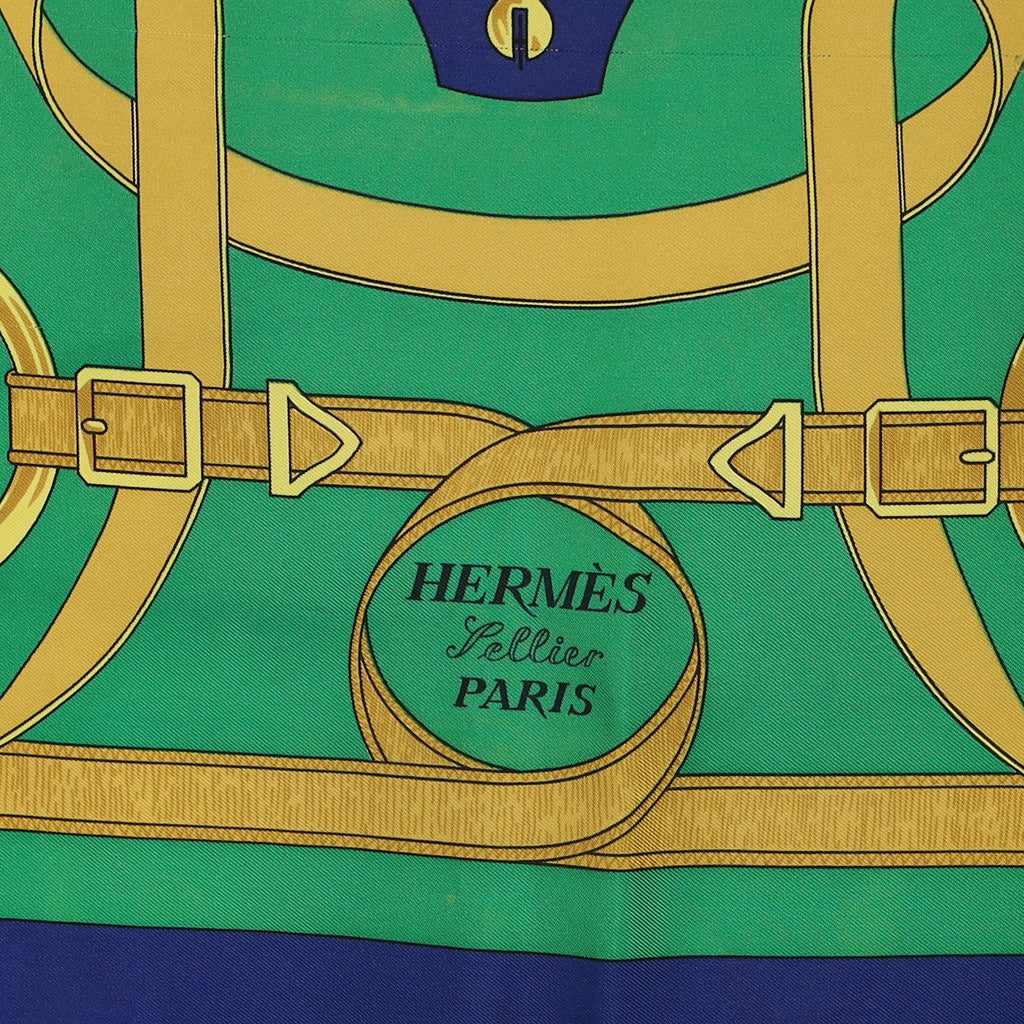 Hermès Eperon d'or Silk Scarf
