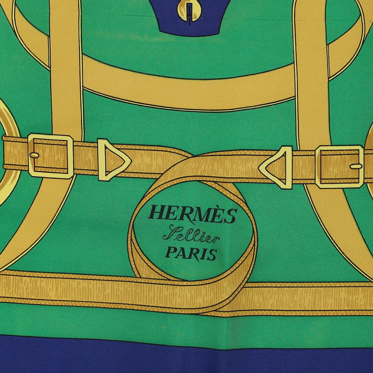 Hermès Eperon d'or Silk Scarf