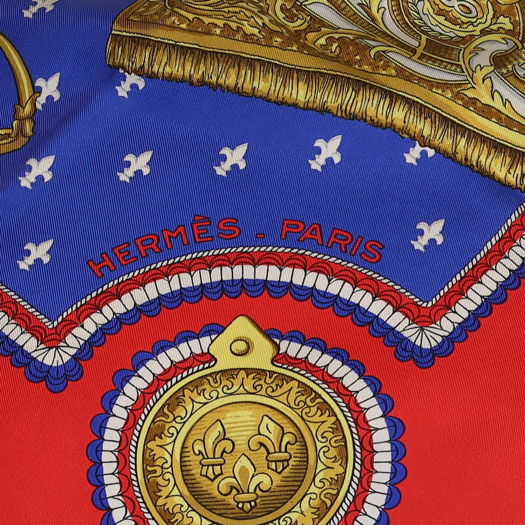 Hermès Selles a Housse Silk Scarf
