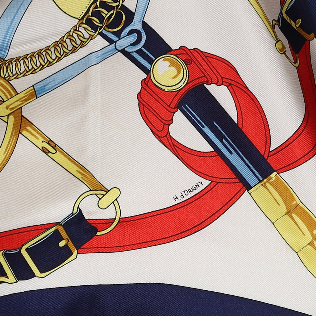 Hermès Eperon d'Or Silk Scarf