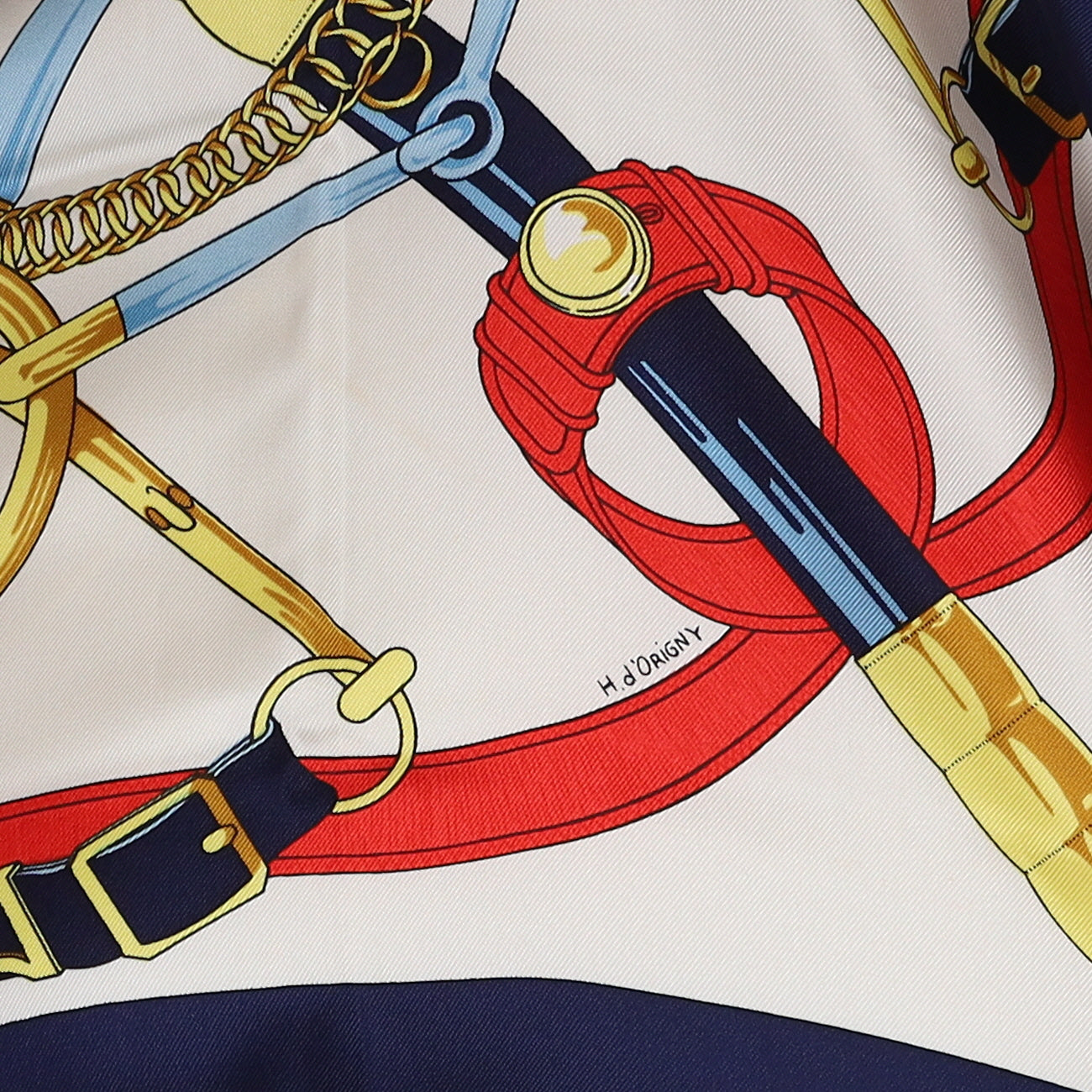 Hermès Eperon d'Or Silk Scarf