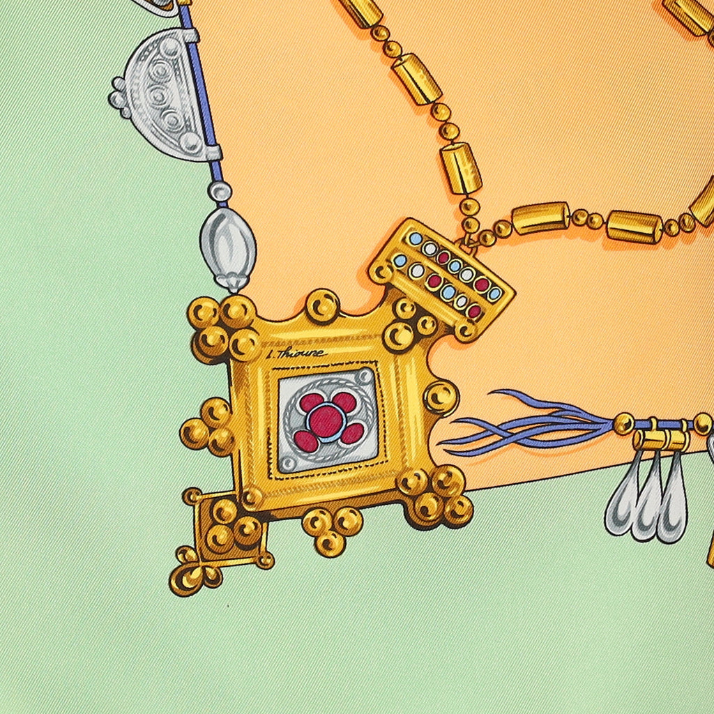 Hermès Parures des Sables Silk Scarf
