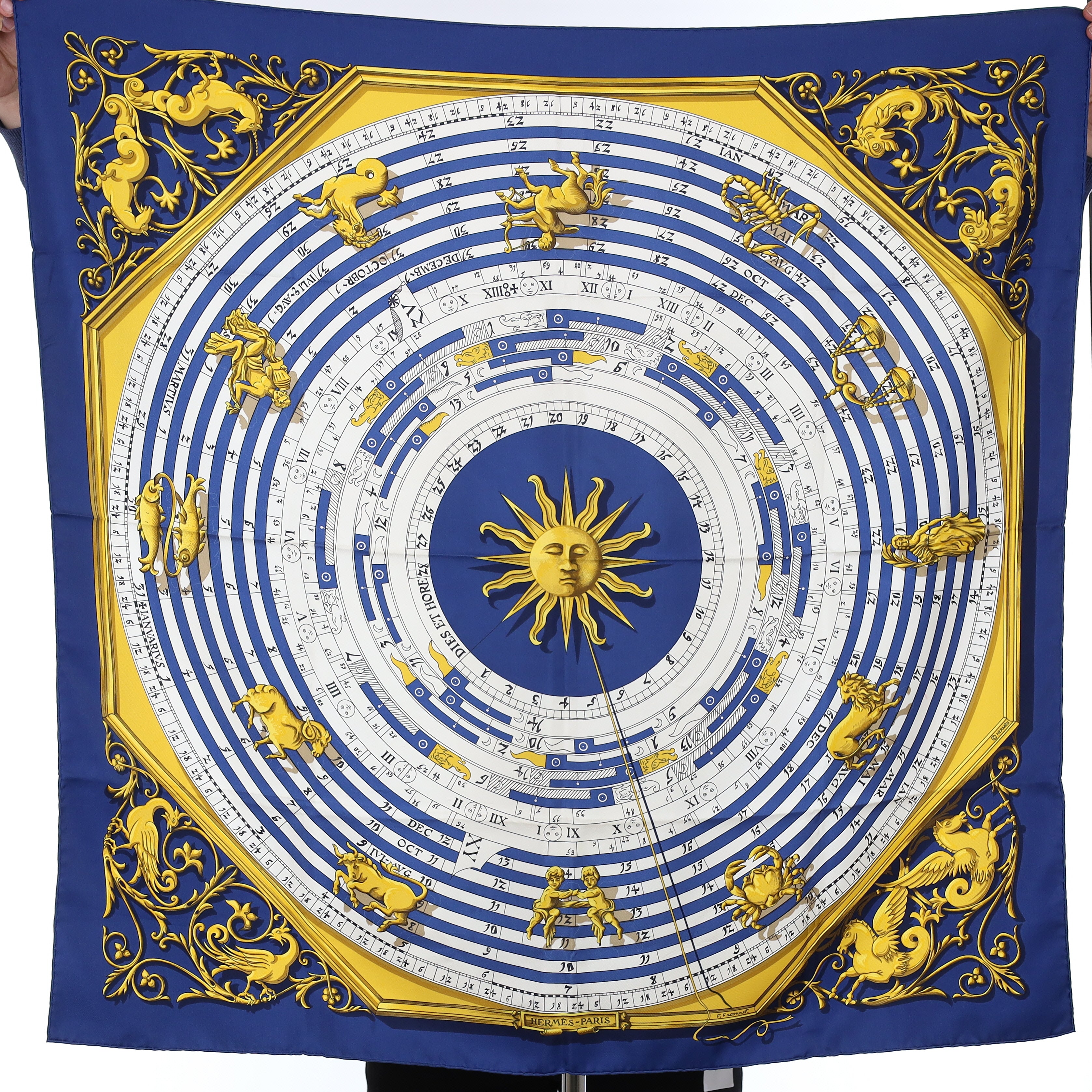Hermès Astrologie Silk Scarf