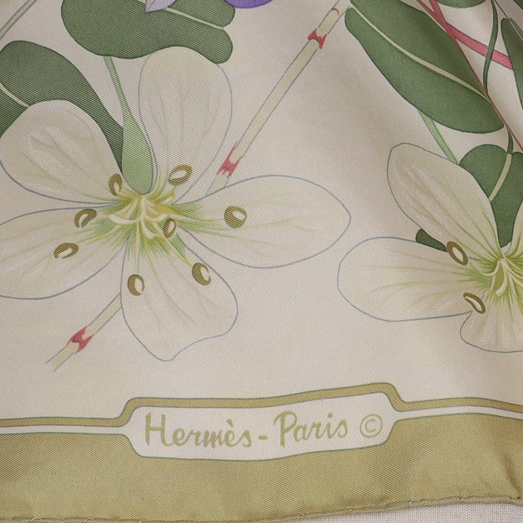Hermès Flora Graeca Vintage Silk Scarf