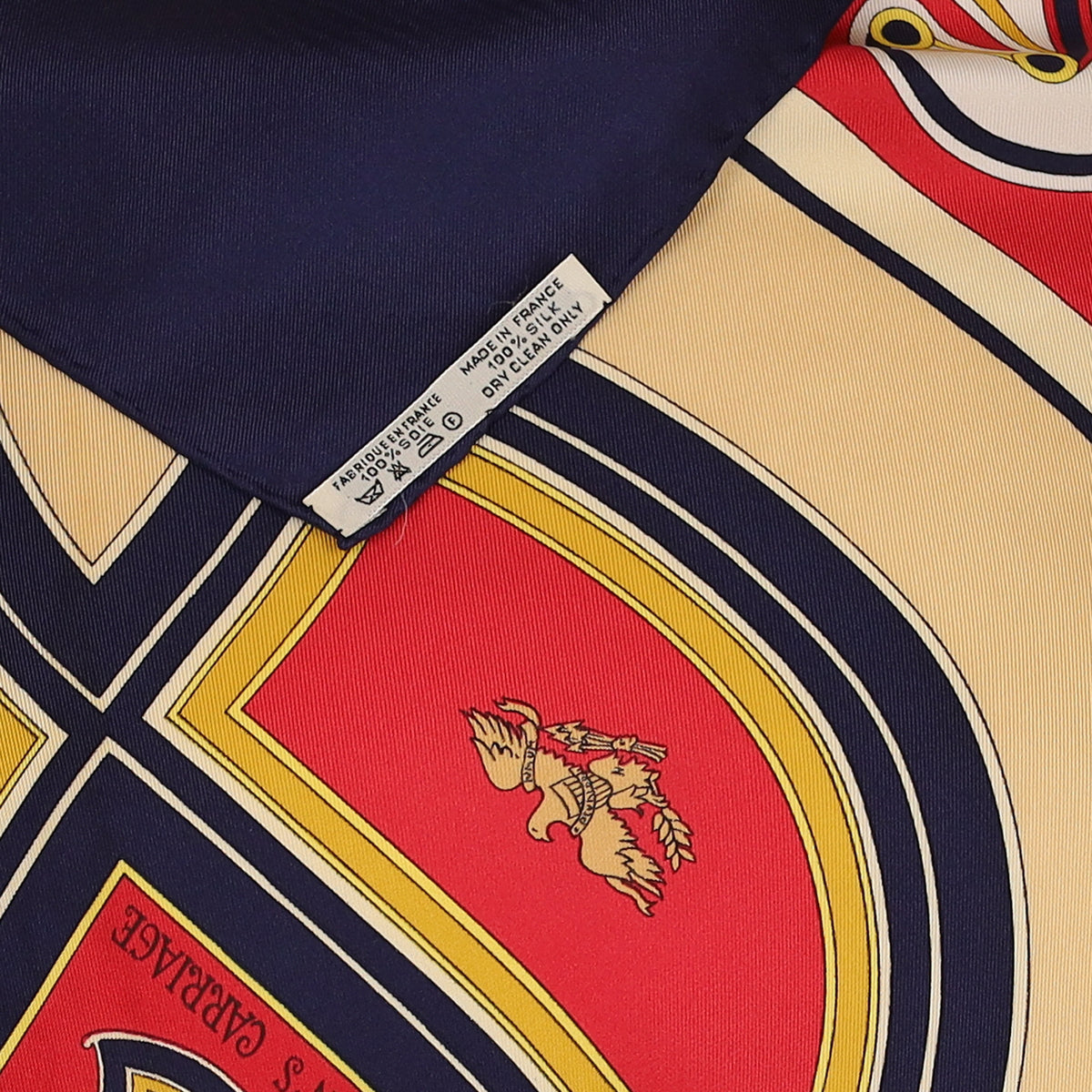 Pristine Hermès Washington's Carriage Silk Scarf