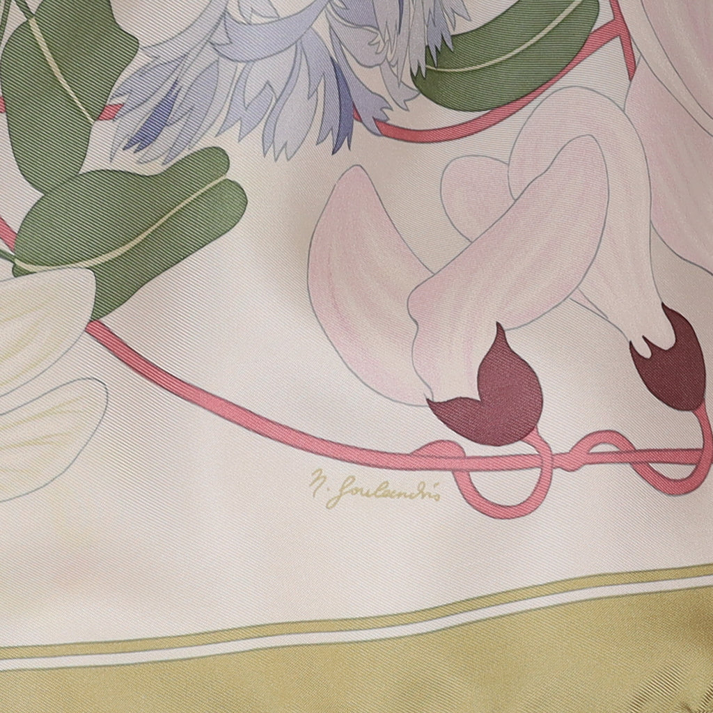 Hermès Flora Graeca Vintage Silk Scarf