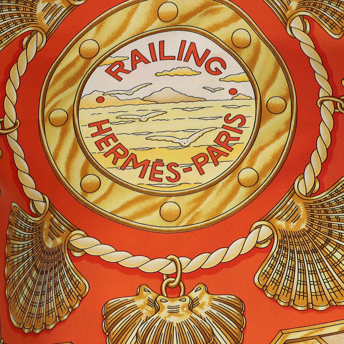 Hermès Railing Vintage Silk Scarf Quite Rare