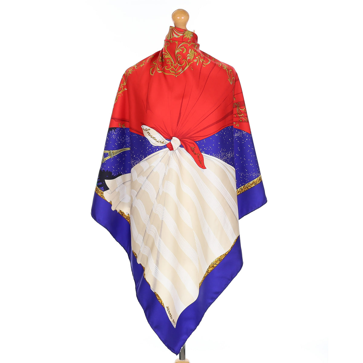Hermès Souvenirs de Paris Silk Scarf