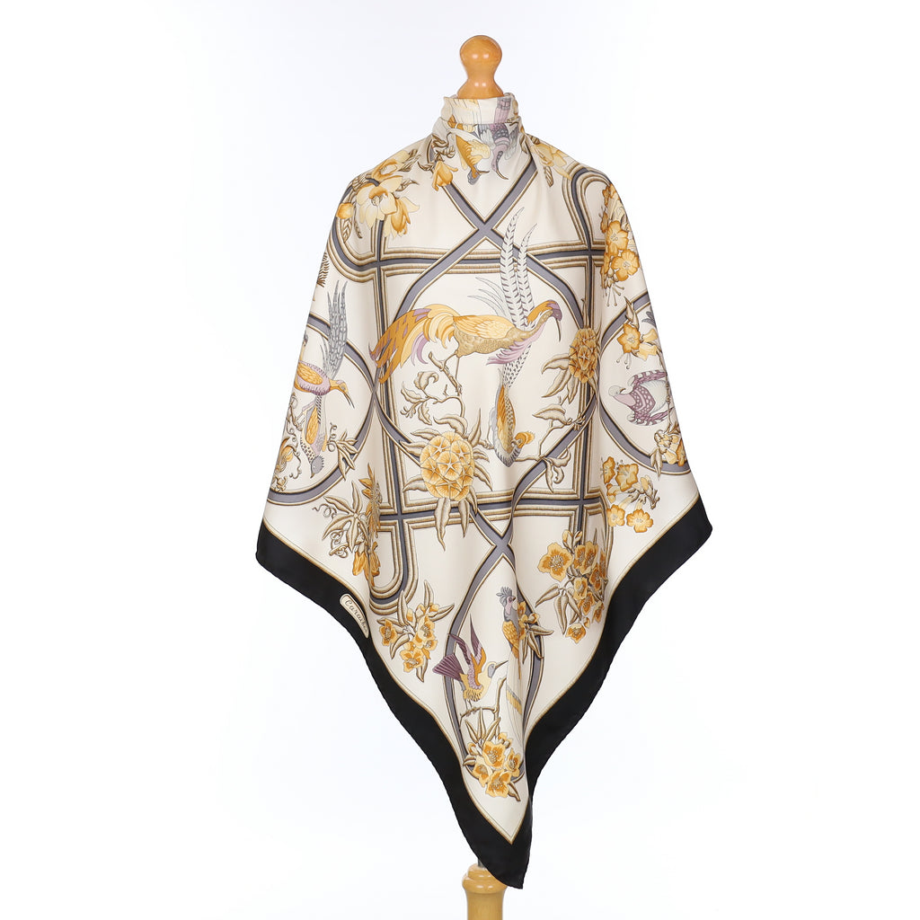 Hermès Caraïbes Silk Scarf