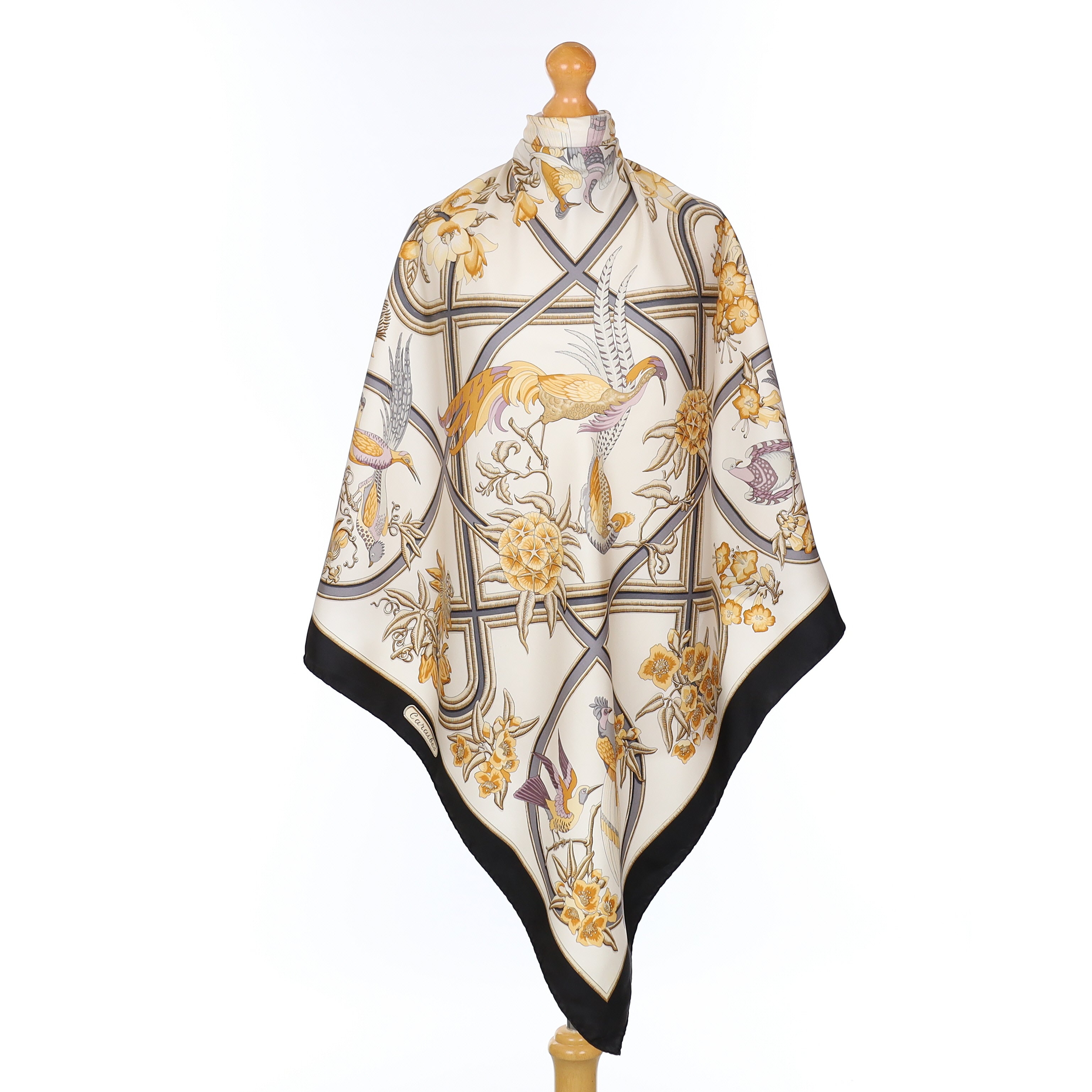 Hermès Caraïbes Silk Scarf