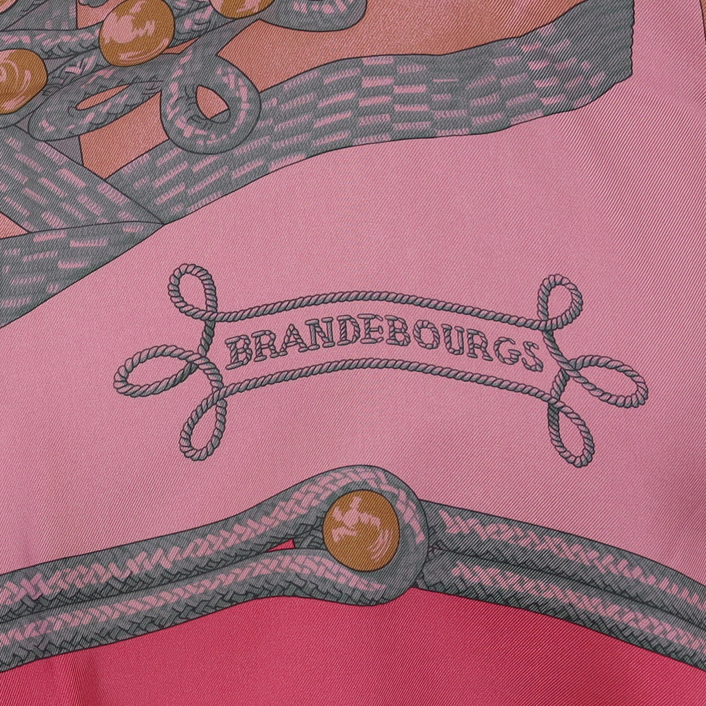 Pristine Boxed Hermès Brandebourgs Surteint Silk Scarf