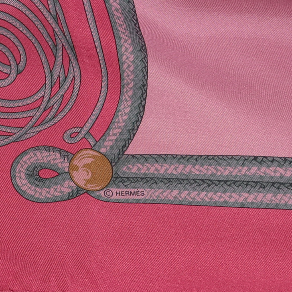 Pristine Boxed Hermès Brandebourgs Surteint Silk Scarf