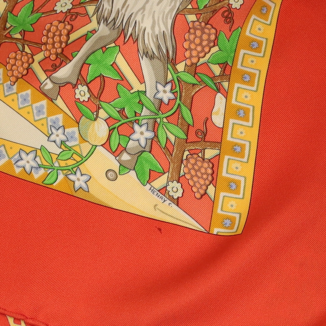 Hermès Axis Mundi Silk Scarf