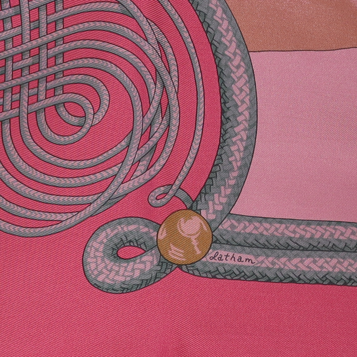 Pristine Boxed Hermès Brandebourgs Surteint Silk Scarf