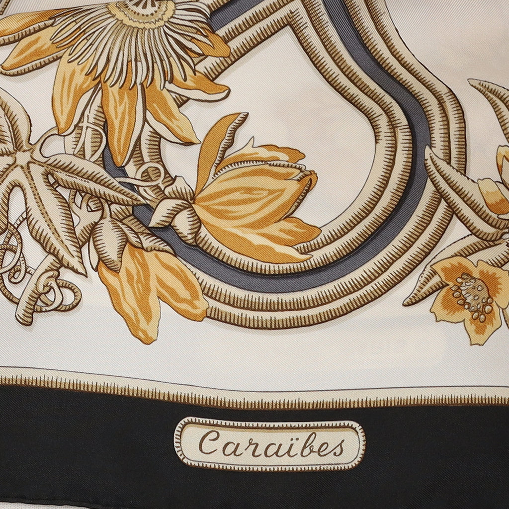 Hermès Caraïbes Silk Scarf