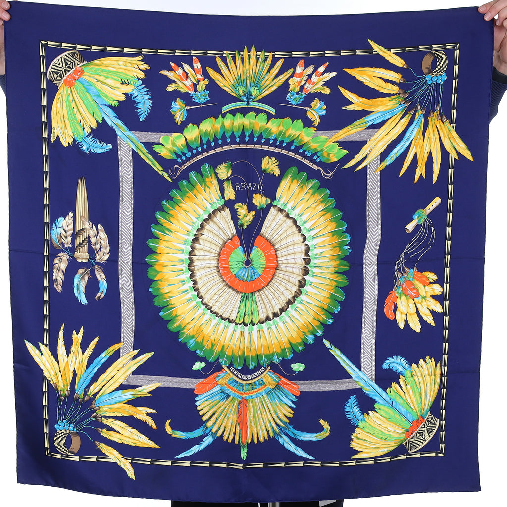 Hermès Brazil Silk Scarf