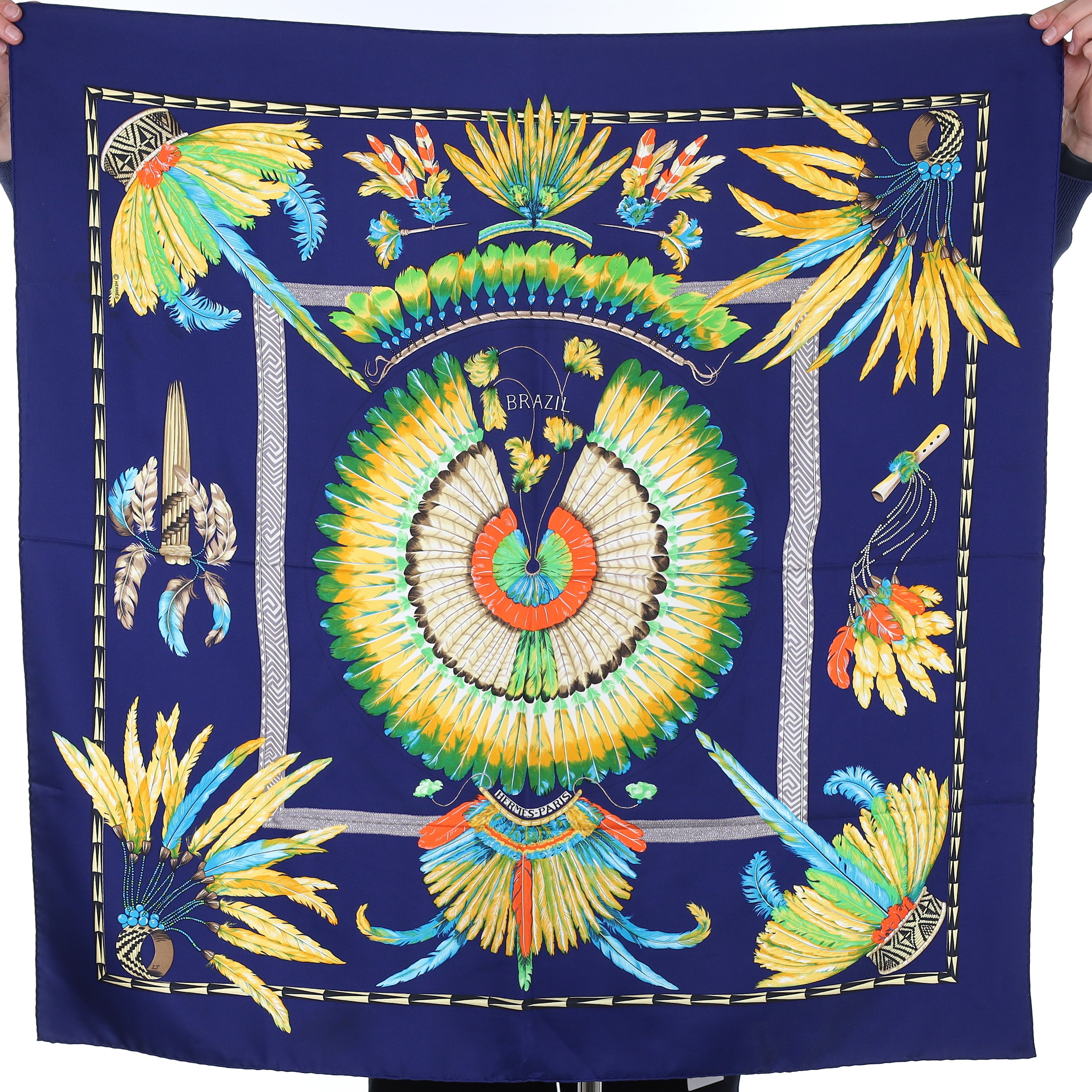 Hermès Brazil Silk Scarf