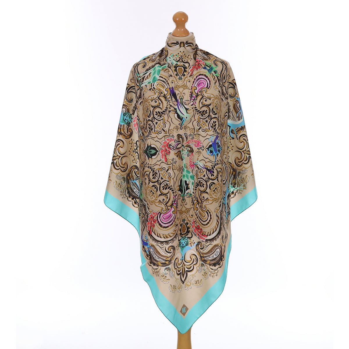 Michael Kors African Animals Silk Scarf