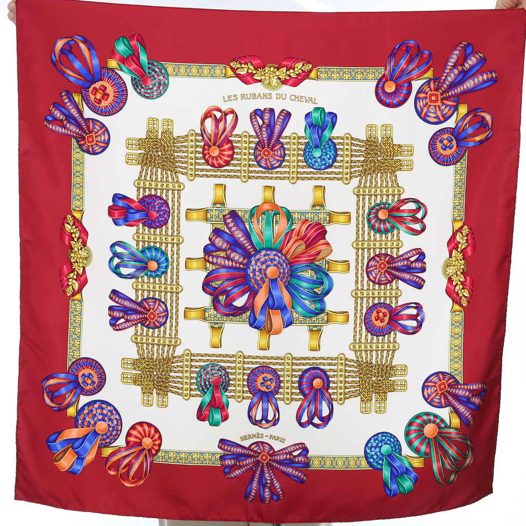 Hermès Les Rubans du Cheval Silk Scarf