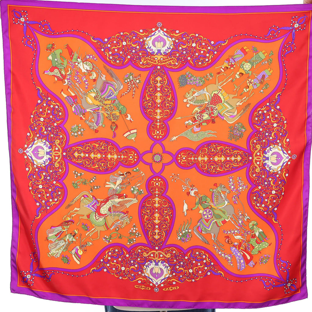 Hermès Poésie Persane Silk Scarf