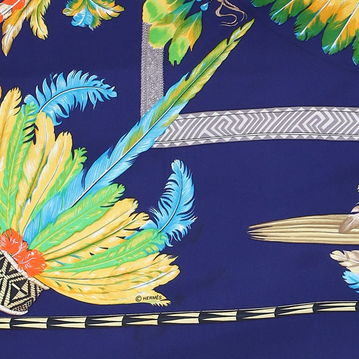 Hermès Brazil Silk Scarf