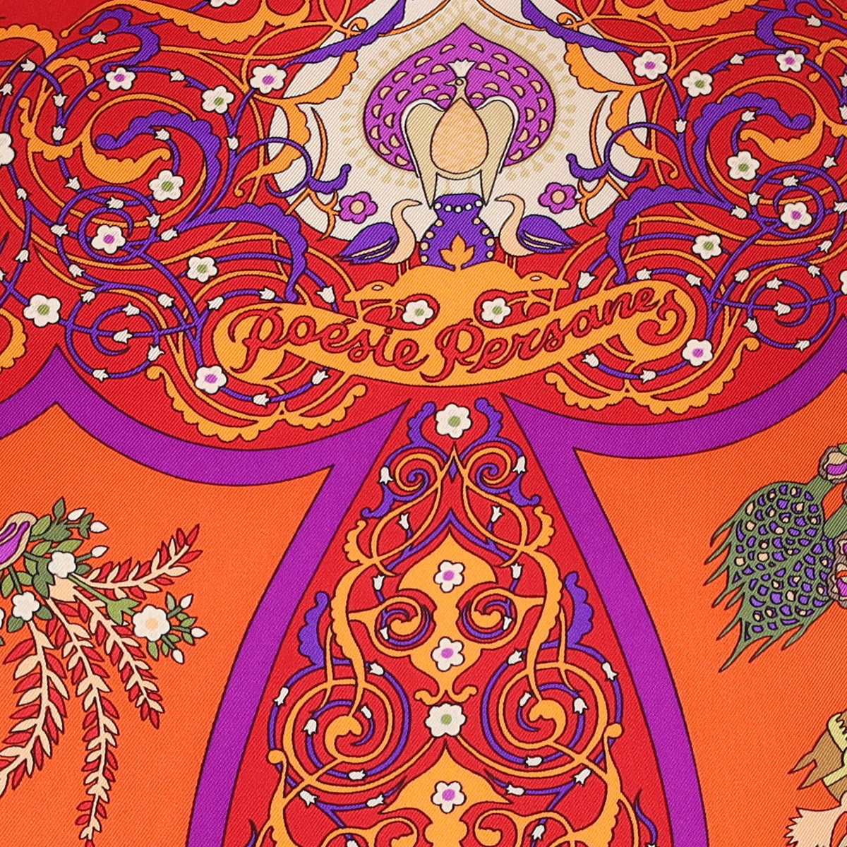 Hermès Poésie Persane Silk Scarf