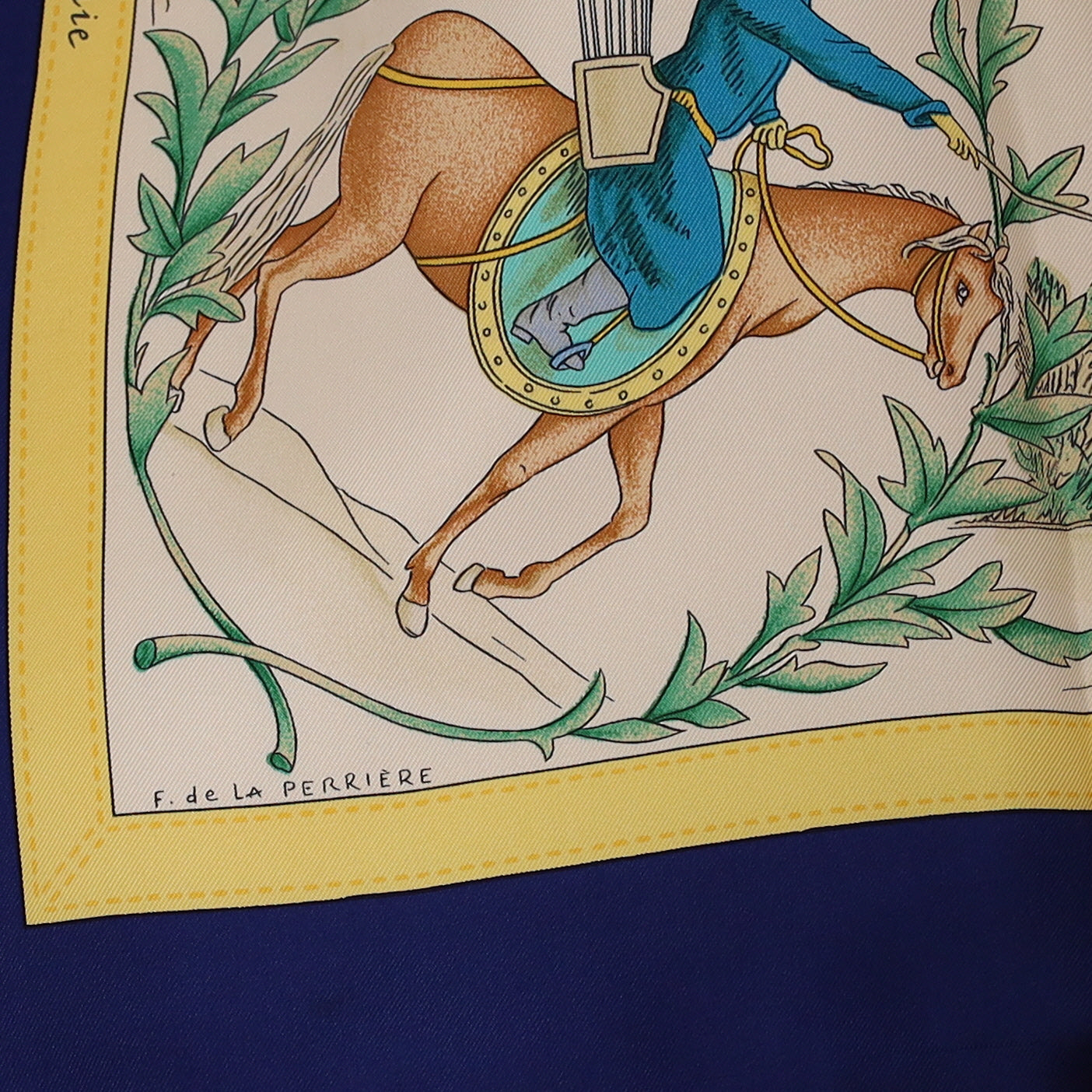 Pristine Boxed Hermès Costumes Civils Actuels Silk Scarf Rare