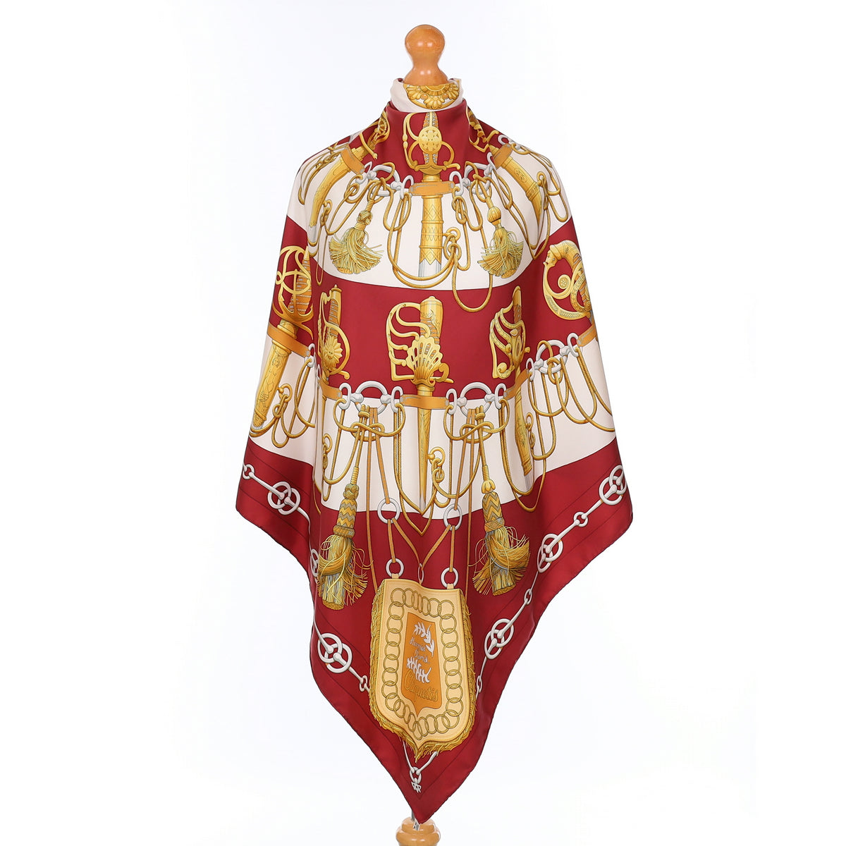Hermès Cliquetis Vintage Silk Scarf