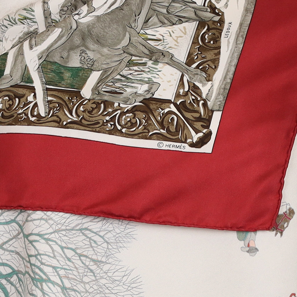 Hermès L'hiver Silk Scarf