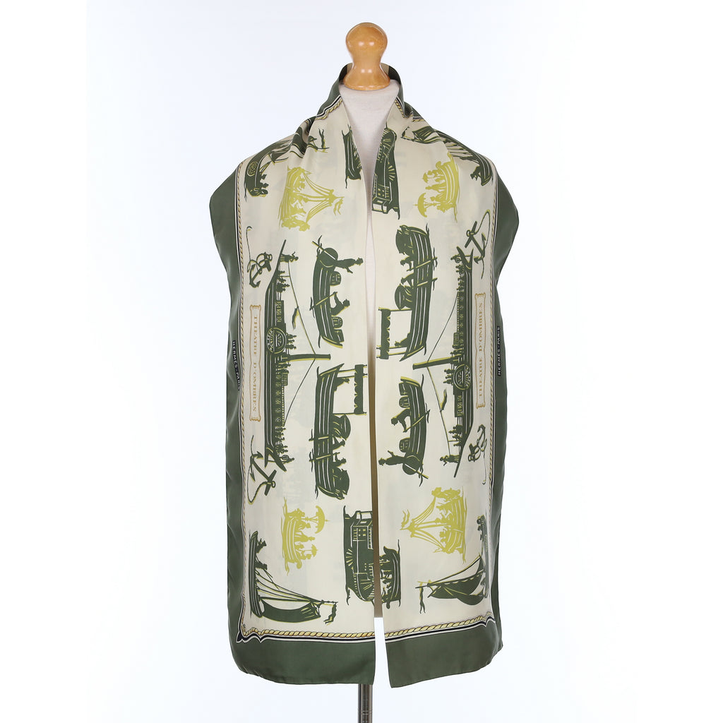 Hermès Theatre D'Ombres Silk Opera Scarf