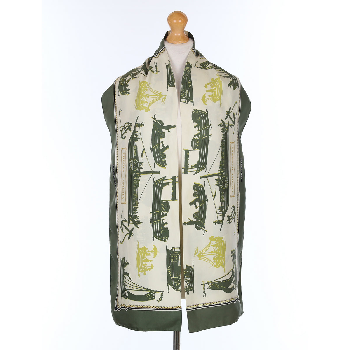 Hermès Theatre D'Ombres Silk Opera Scarf