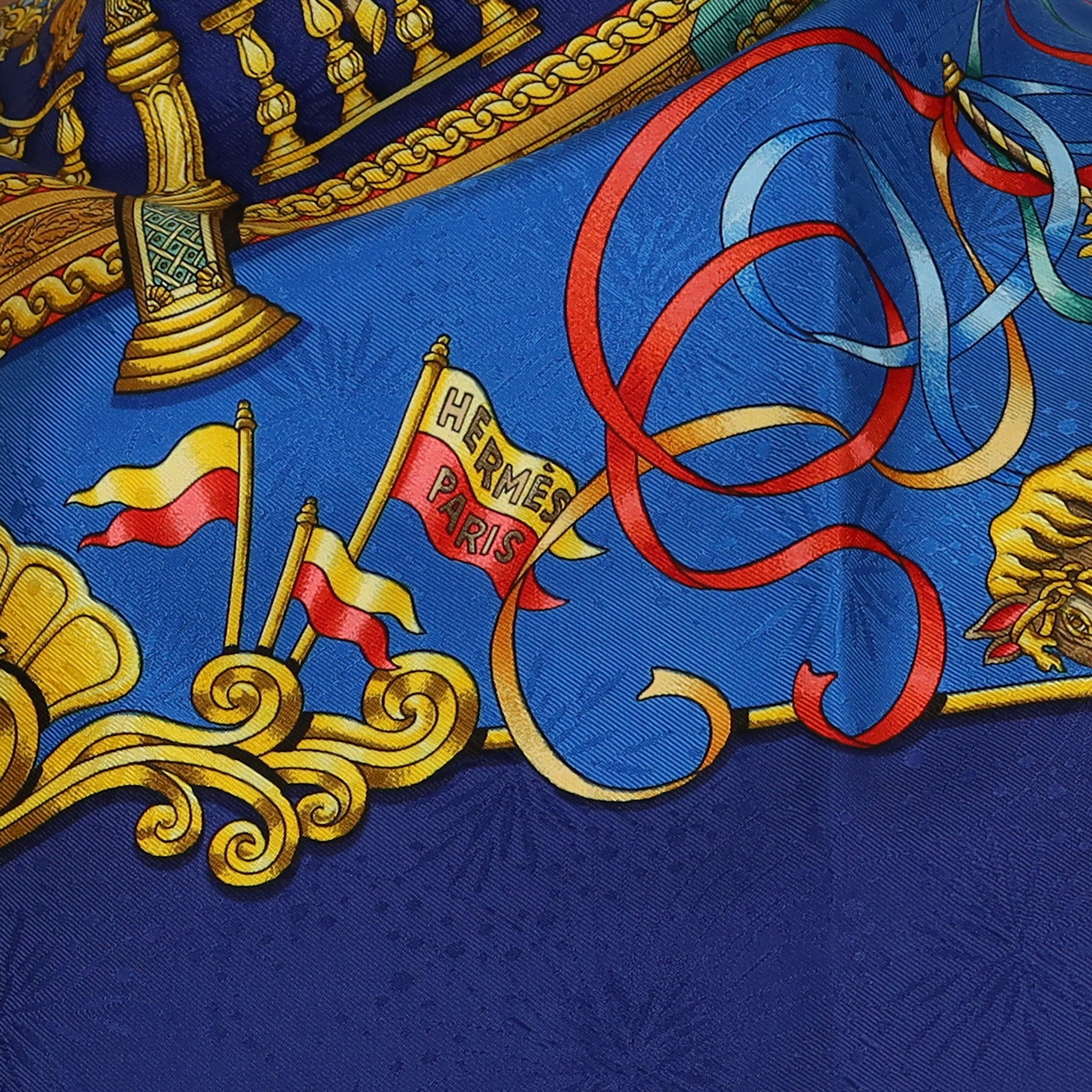 Brand New Hermès Luna Parc Silk Opera Scarf